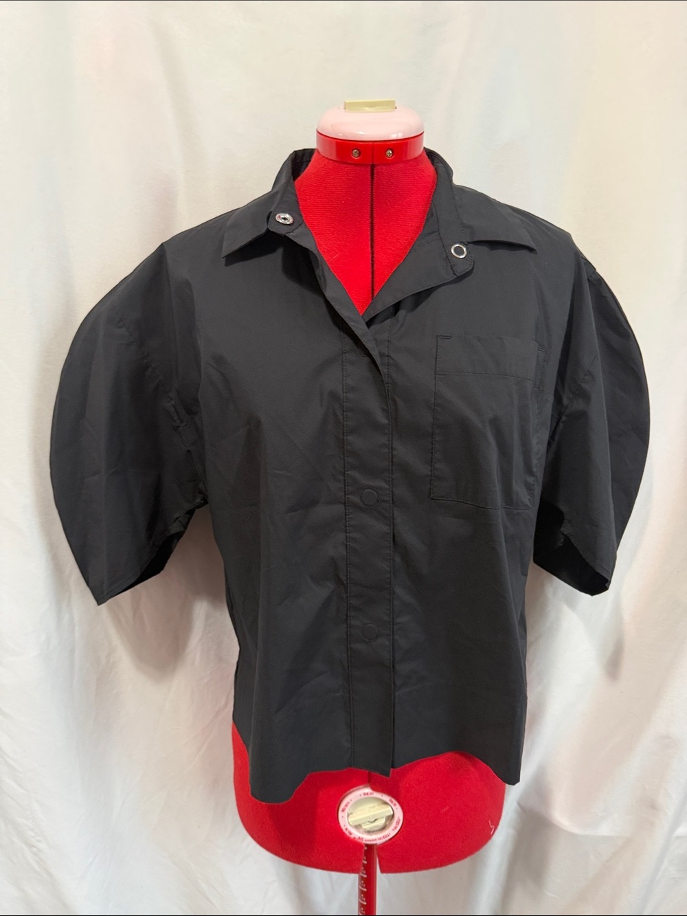 Prologue Black Short-Sleeve Button-Down Shirt